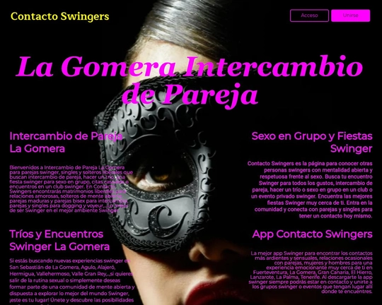 Intercambio de Pareja La Gomera Logo
