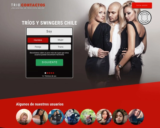Trío Contactos Chile Swinger Logo